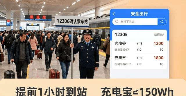 行前准备:盯住两样东西,提前一小时进站。 行前准备:盯住两样东西,提前一小时进站。